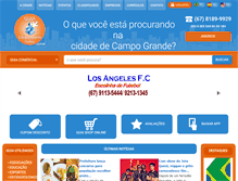 Tablet Screenshot of guiacampograndeonline.com.br